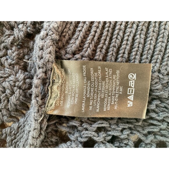 Free People Jilly Crop Crochet Cardigan in black size  S /P - Picture 8 of 8